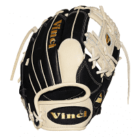 11.75 Inch Fielders Glove-Limited Series JV26 Black and Blonde - Right Handed Thrower