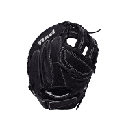 32.5 Inch Fast Pitch Catchers Mitt-Fortus Series in Black - Right Hand Thrower