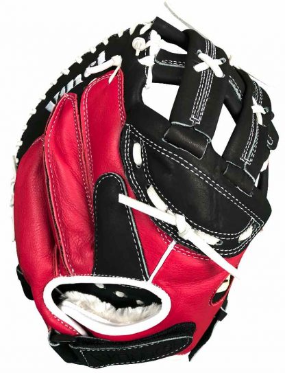 Fast Pitch Catchers Mitt Red/Black-Fortus Series - Image 2