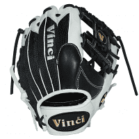 11.5 inch Baseball Glove-JC3333-22 with Black Mesh Back, Red Lace and Red  Welting - Vinci Baseball Gloves, Softball Gloves and Sports Equipment